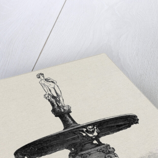 Fountain with Statuette of Bacchus. by Anonymous
