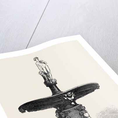 Fountain with Statuette of Bacchus. by Anonymous