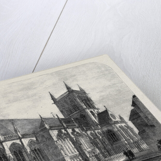 The New Chapel of St. John's College Cambridge UK 1869 by Anonymous