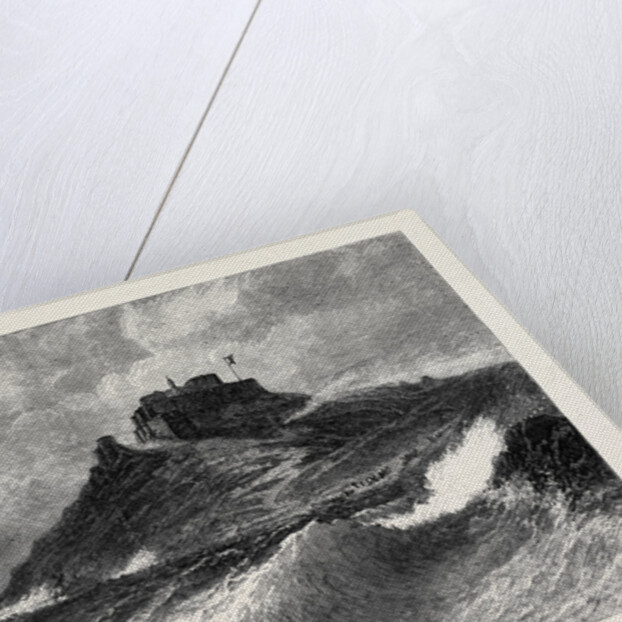 A Fresh Gale Mount Orgueil Jersey, in the Exhibition of the Society of British Artists Suffolk Street London 1869 UK by Anonymous