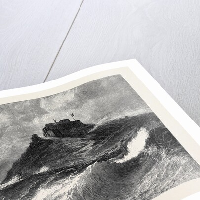 A Fresh Gale Mount Orgueil Jersey, in the Exhibition of the Society of British Artists Suffolk Street London 1869 UK by Anonymous