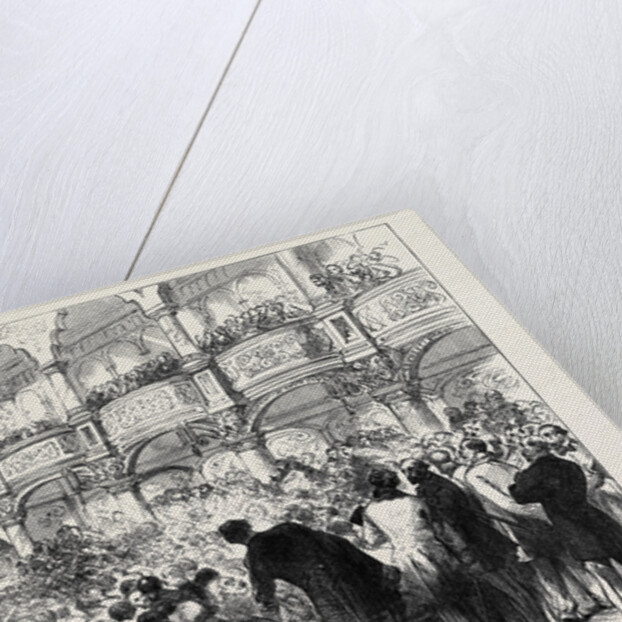 The Elections in Paris: A Meeting in a Fashionable Quarter 1869 France by Anonymous