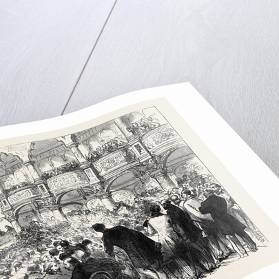 The Elections in Paris: A Meeting in a Fashionable Quarter 1869 France by Anonymous