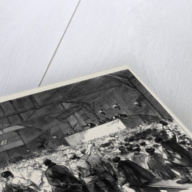 The Elections in Paris: A Meeting in a Low Quarter 1869 France by Anonymous