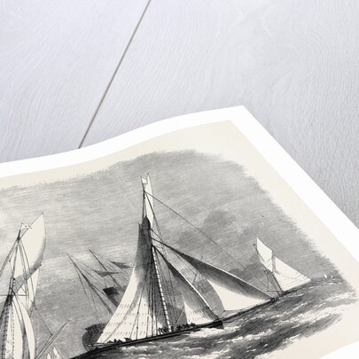 Royal London Yacht Club Match the Sphinx and Volante Rounding at Southend 1869 by Anonymous
