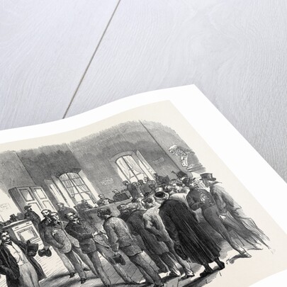 The Elections in France: Electors Voting at the Mairie of the Louvre 1869 by Anonymous