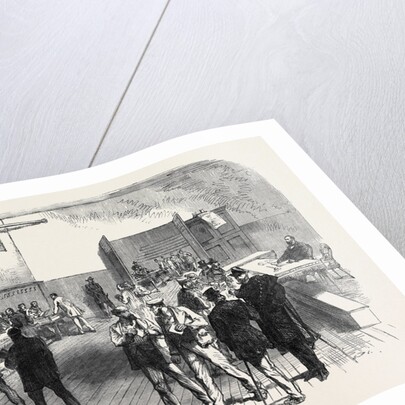 The Elections in France: Electors Receiving Their Voting-Cards at the Mairie of Montmartre 1869 by Anonymous