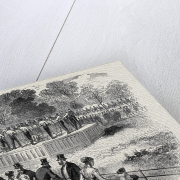 Band of the Life Guards Playing on the New Platform in Hyde Park London UK 1869 by Anonymous