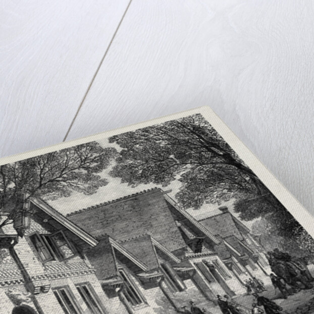 The New Elephant House in the Zoological Society's Gardens Regent's Park London UK 1869 by Anonymous