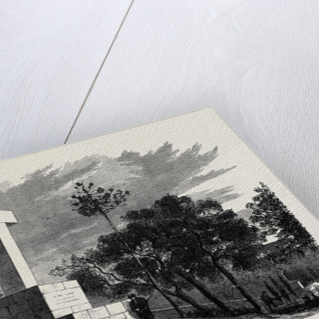 Monument to the Late Lord Brougham at Cannes 1869 by Anonymous