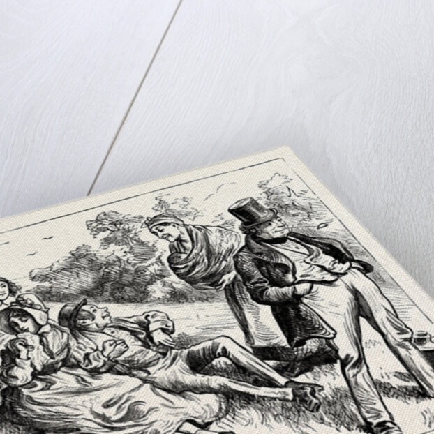 Charles Dickens Sketches by Boz the Gentleman Described Looks Extremely Foolish and Squeezes Fier Hand and Fees the Gipsy Liberally. by Anonymous