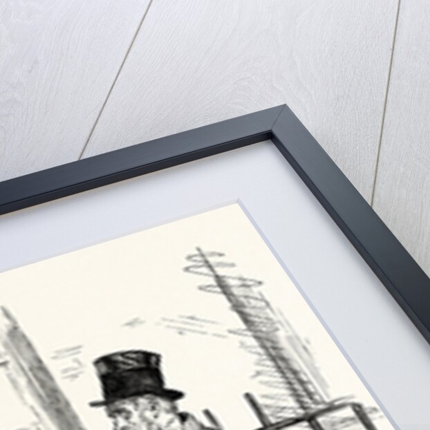 Charles Dickens Sketches by Boz Hurrying Along a by-Street Keeping As Close As He Can to the Area Railings a Man of About Forty or Fifty Clad in an Old Rusty Suit of Threadbare Black Cloth by Anonymous