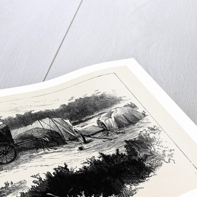 Gipsy Life Round London: Encampment at Mitcham Common 1880 by Anonymous