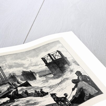 The Tay Bridge Disaster: Steam Launches and Divers' Barge Employed in Search 1880 by Anonymous