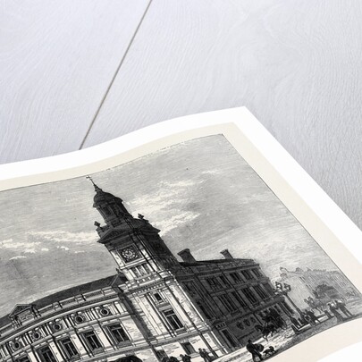 The Holborn Townhall London 1880 by Anonymous
