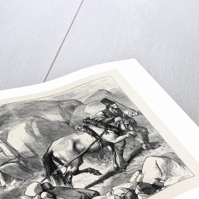 Ireland: Harrowing Under Difficulties Mountain Farm in County Mayo 1880 by Anonymous