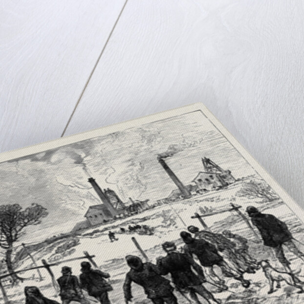 The Leycett Colliery Disaster Near Newcastle-Under-Lyne: The Explosion 1880 by Anonymous