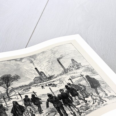 The Leycett Colliery Disaster Near Newcastle-Under-Lyne: The Explosion 1880 by Anonymous