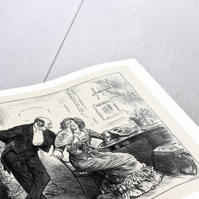 She Had Captivated a Widower with Five Daughters and Had Put All the Heart She Had Left Into that Venture. 1880 by Anonymous