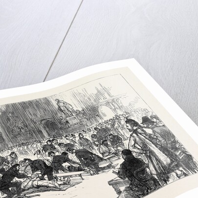 Drill of Volunteer Ambulance Corps at Guildhall 1880 by Anonymous