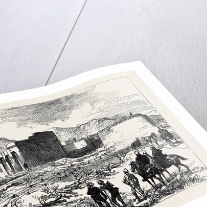 The Afghan War: Defence of the British Position at Sherpore Cabul: North End of the Sherpore Defences 1880 by Anonymous