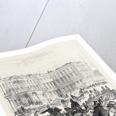 The Attempt on the Czar's Life: The Soltykoff Doorway of the Winter Palace Within which the Explosion Occurred 1880 by Anonymous