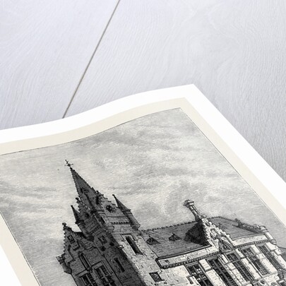 Crosshill and Govanhill Burgh Hall Near Glasgow Scotland 1880 by Anonymous