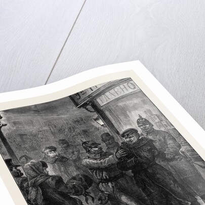 Arrest of a Suspected Nihilist at St. Petersburg Russia 1880 by Anonymous