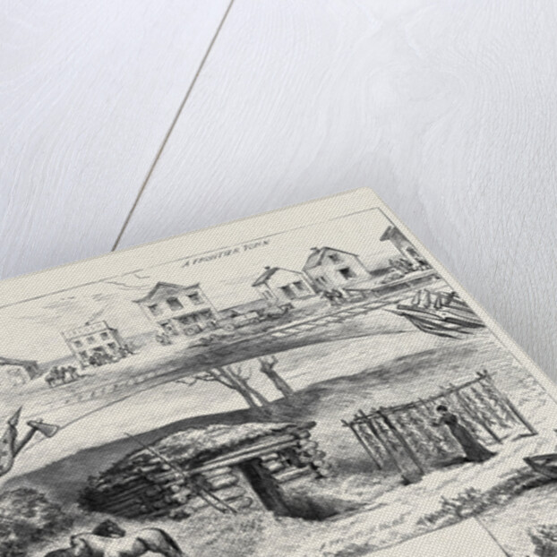 A New Settlement in Minnesota America 1880 by Anonymous