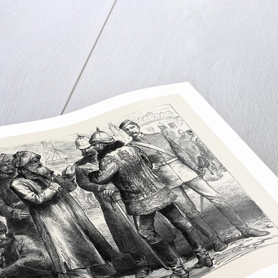 The Afghan War: A Sketch in General Sir F. Roberts's Headquarters Sherpore Cantonments 1880 by Anonymous