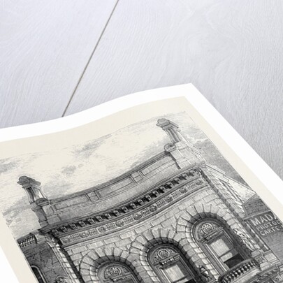 The New Building of the Art Union of London 1880 by Anonymous
