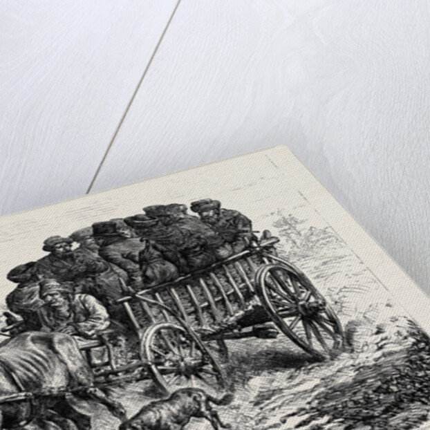 Polish Jews Driving to Market: on the Polish Russian Frontier 1880 by Anonymous