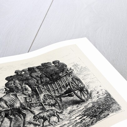 Polish Jews Driving to Market: on the Polish Russian Frontier 1880 by Anonymous