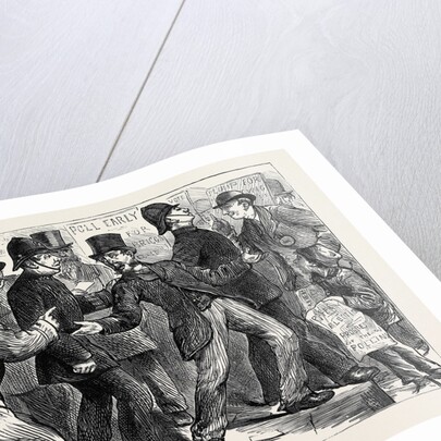 Election Sketches: The Fate of a Personator 1880 by Anonymous