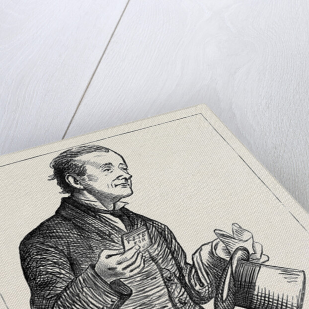 Election Sketches: The Paid Canvasser 1880 by Anonymous