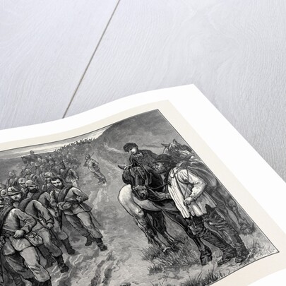 The Brighton Review: The Artists' Corps Marching to Brighton 1880 by Anonymous