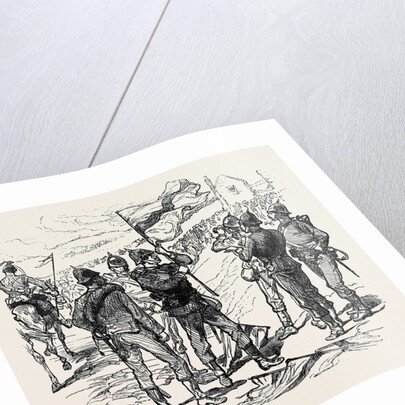 At the Brighton Theatre of War: Signalling 1880 by Anonymous