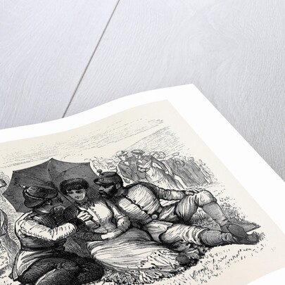 At the Brighton Theatre of War: All in the Downs. 1880 by Anonymous