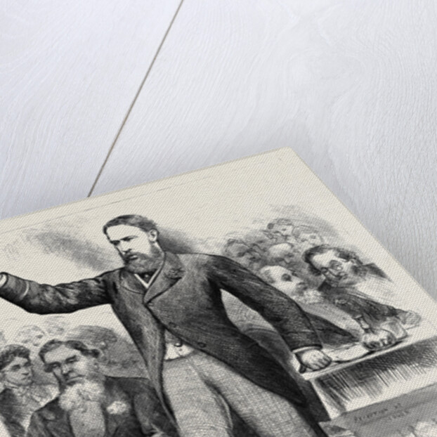 The General Election: Lord Hartington at Over Darwen North-East Lancashire 1880 by Anonymous