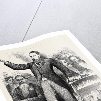 The General Election: Lord Hartington at Over Darwen North-East Lancashire 1880 by Anonymous