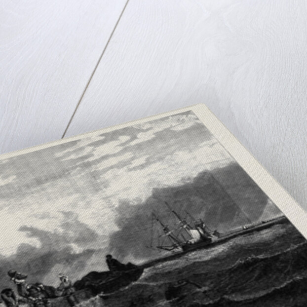 Passage Boat on the Scheldt. From the Picture by C. Stanfield R.A. In the Sheepshanks Collection 1880 Schelde L'Escaut by Anonymous