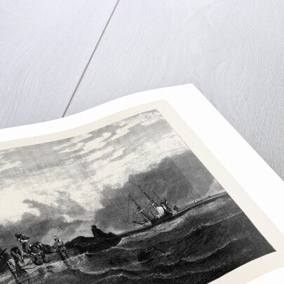Passage Boat on the Scheldt. From the Picture by C. Stanfield R.A. In the Sheepshanks Collection 1880 Schelde L'Escaut by Anonymous