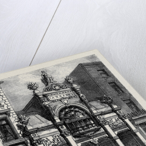 New Arcade Old Bond Street: Exterior London 1880 by Anonymous