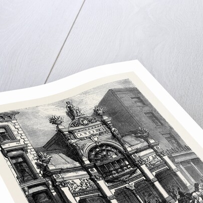 New Arcade Old Bond Street: Exterior London 1880 by Anonymous