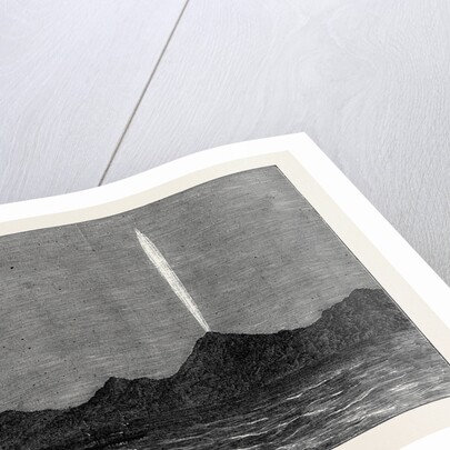The Comet in the Southern Hemisphere As Viewed from the Wellington in Queen Charlotte's Sound 1880 by Anonymous