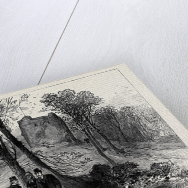 Ruins of the Old Castle Hawarden 1880 by Anonymous