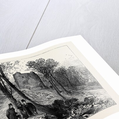 Ruins of the Old Castle Hawarden 1880 by Anonymous