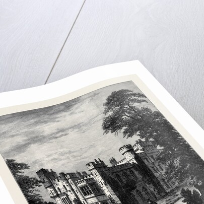 Hawarden Castle from the Garden 1880 by Anonymous