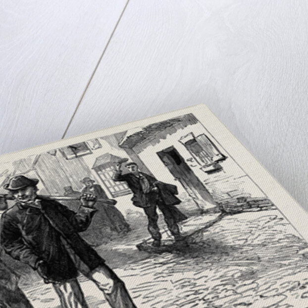 A Sketch in the Village of Hawarden 1880 by Anonymous