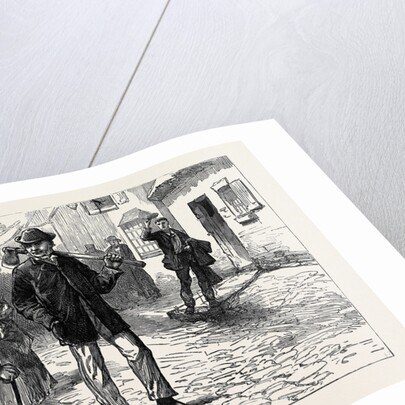 A Sketch in the Village of Hawarden 1880 by Anonymous